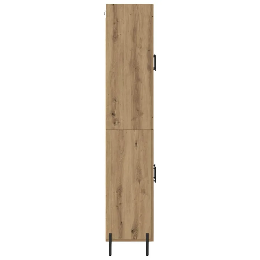 Haut Armoire 2 pcs Chêne artisanal 69,5 x 34 x 180 cm - 9