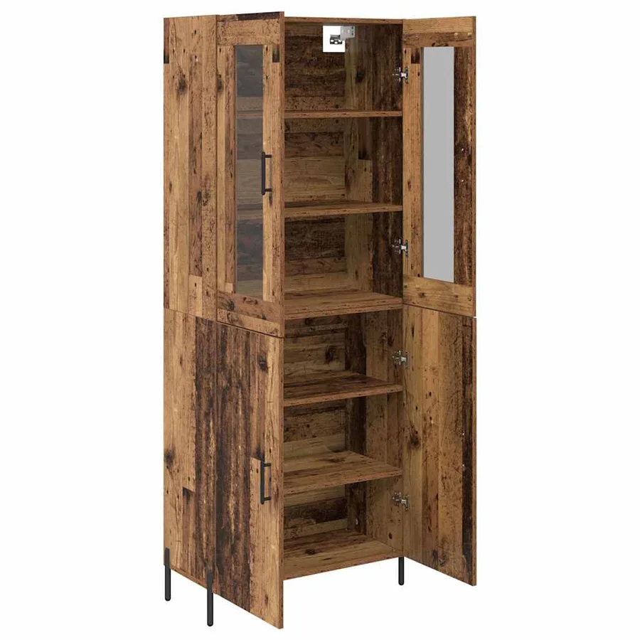 Haut Armoire Bois Ancien 69,5 x 34 x 180 cm Bois d'ingénierie - 5