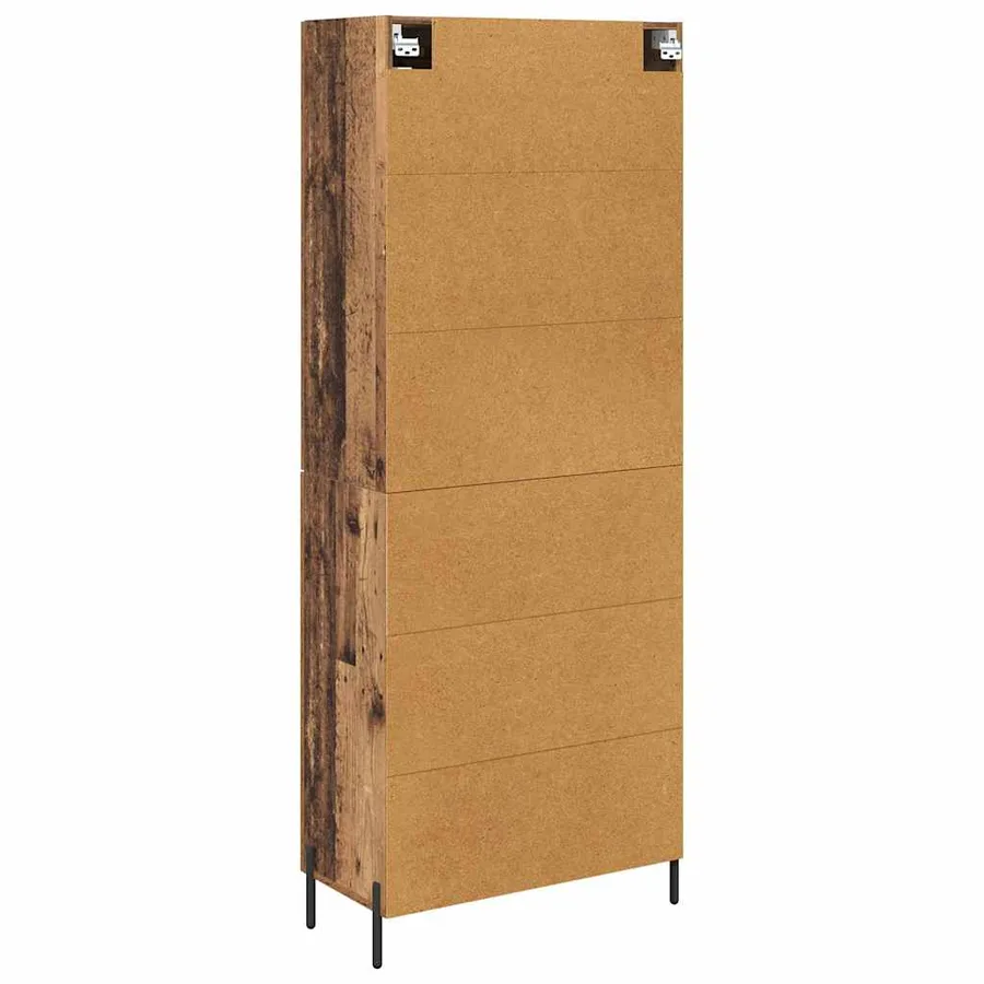 Haut Armoire Bois Ancien 69,5 x 34 x 180 cm Bois d'ingénierie - 8