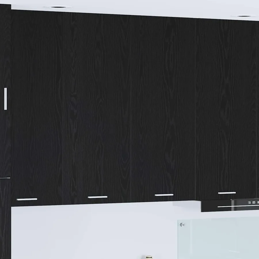 Armoire suspendue Chêne noir 80 x 31 x 100 cm Bois d'ingénierie