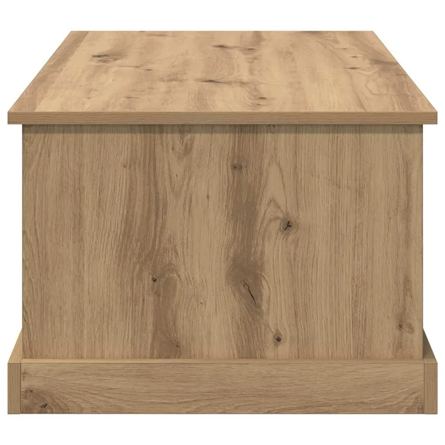 Table basse Chêne artisanal 90 x 50 x 35 cm Bois d'ingénierie - 7