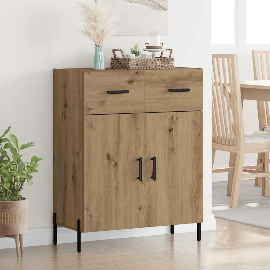 Buffet Chêne artisanal 69,5 x 34 x 90 cm Bois d'ingénierie