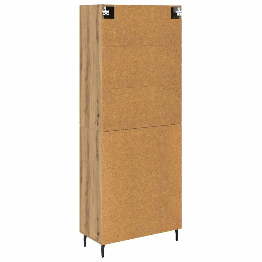 Haut Armoire 2 pcs Chêne artisanal 69,5 x 34 x 180 cm - 10