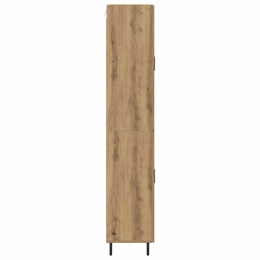 Haut Armoire 2 pcs Chêne artisanal 69,5 x 34 x 180 cm - 9