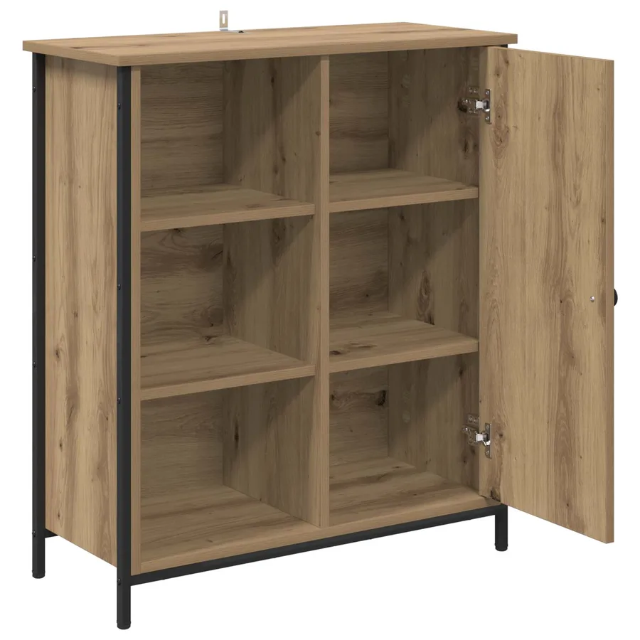 Buffet Chêne artisanal 70 x 30 x 80 cm Bois d'ingénierie - 5