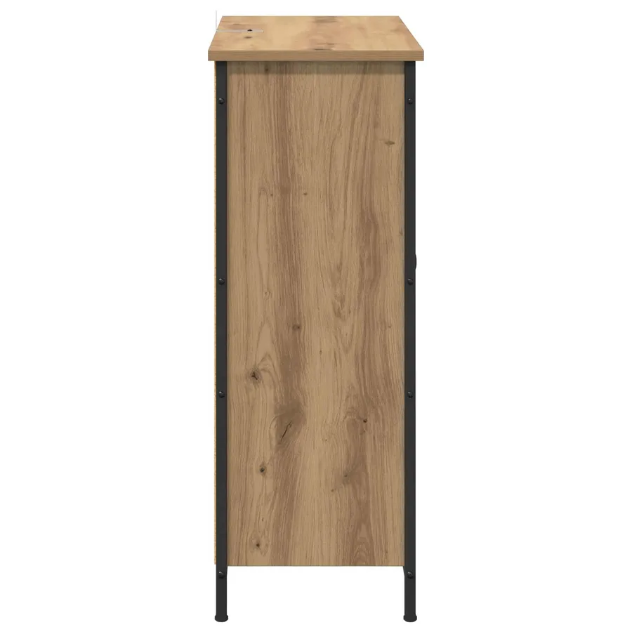 Buffet Chêne artisanal 70 x 30 x 80 cm Bois d'ingénierie - 7