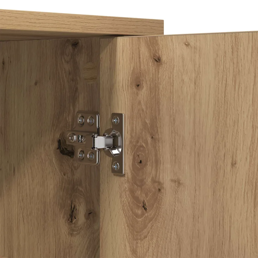 Buffet Chêne artisanal 70 x 30 x 80 cm Bois d'ingénierie - 9