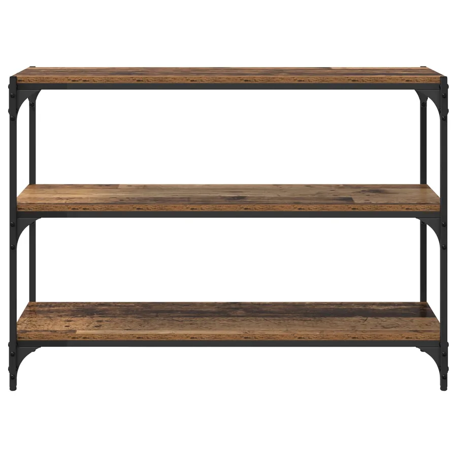 Bibliothèque Bois ancien 100 x 33 x 70,5 cm - 5