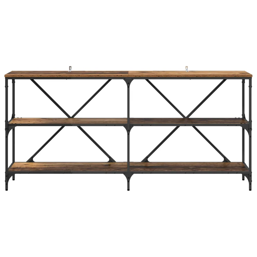 Table console Bois Ancien 160 x 30 x 75 cm Bois d'ingénierie - 5