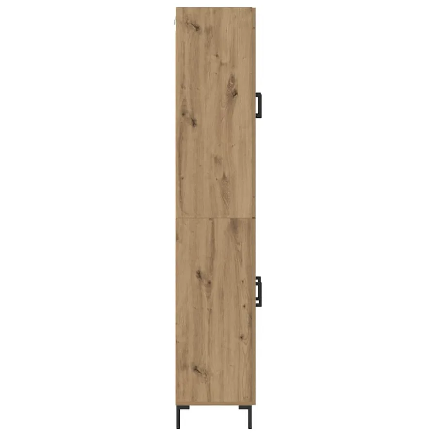 Haut Armoire 2 pcs Chêne artisanal 69,5 x 34 x 180 cm - 9