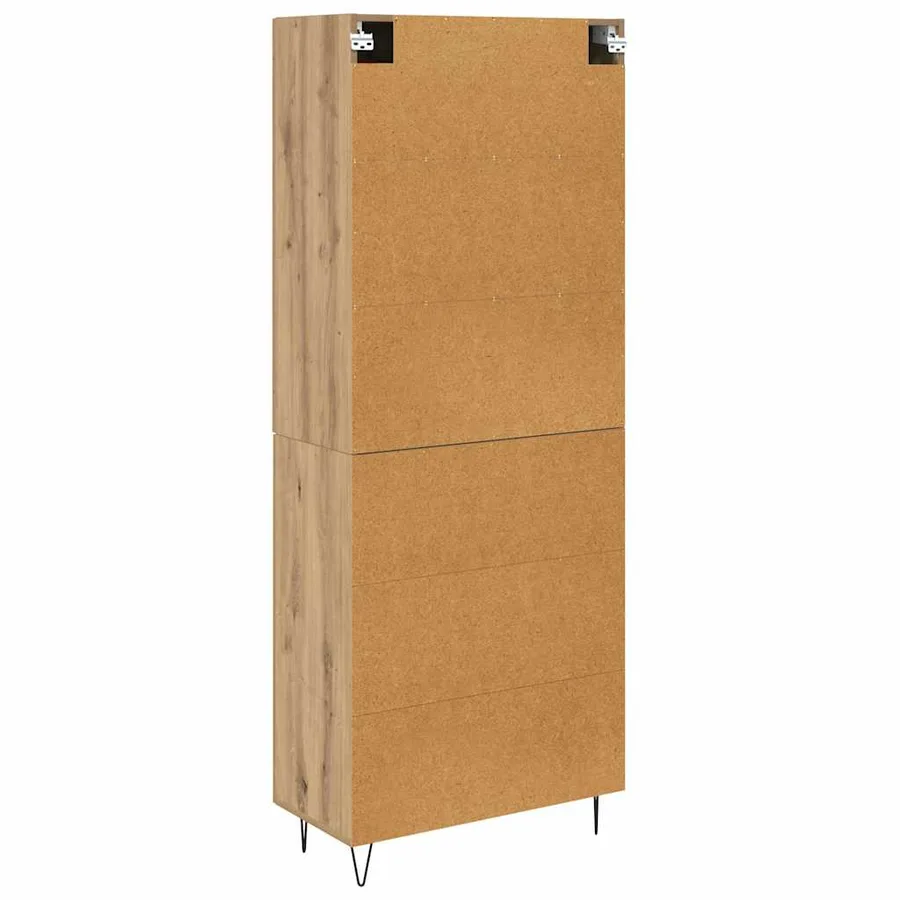 Haut Armoire Chêne artisanal 69,5 x 34 x 180 cm - 10