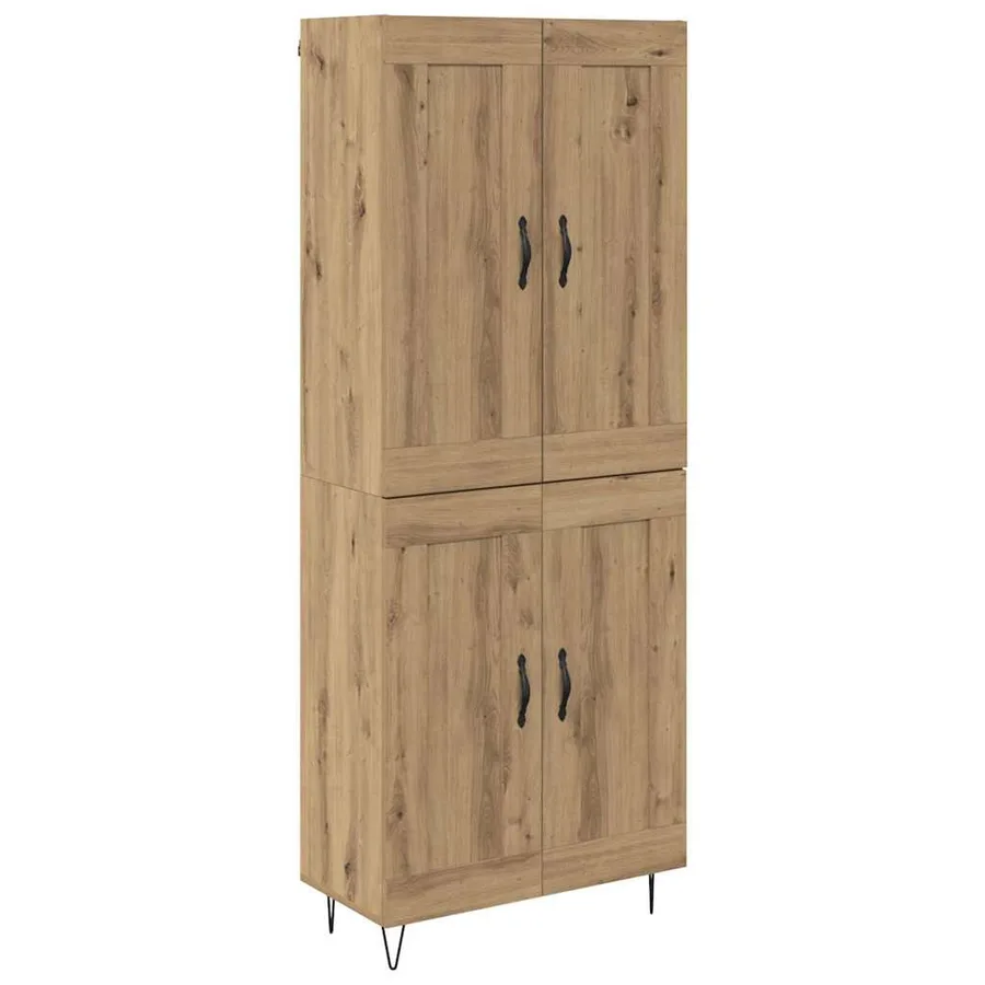 Haut Armoire Chêne artisanal 69,5 x 34 x 180 cm - 2
