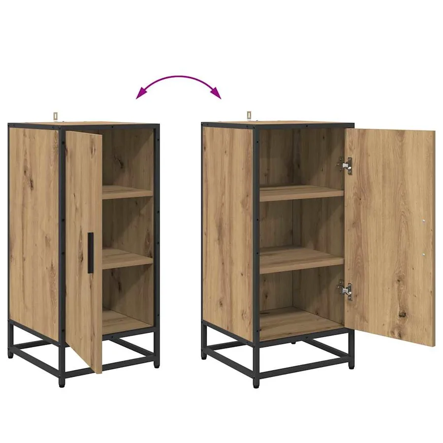 Buffet Chêne artisanal 35,5 x 35 x 76 cm - 11