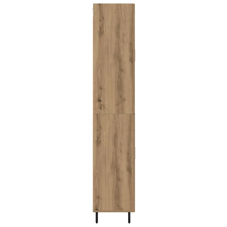 Haut Armoire 2 pcs Chêne artisanal 69,5 x 34 x 180 cm - 9
