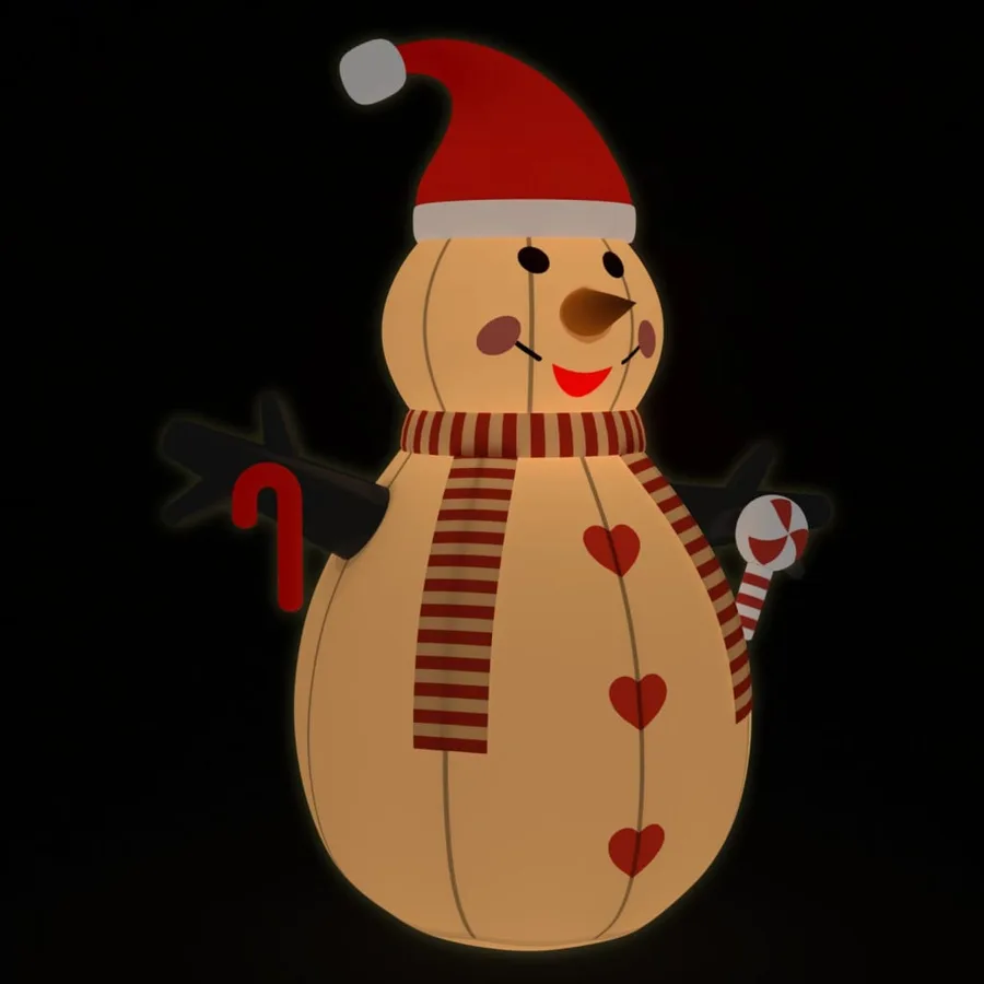 Bonhomme de neige gonflable avec LED 460 cm - 2