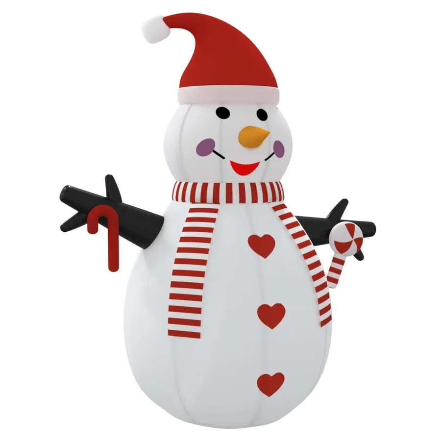 Bonhomme de neige gonflable avec LED 460 cm - 3