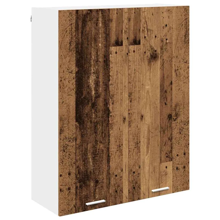 Armoire suspendue avec stockage Bois ancien 80 x 31 x 100 cm - 2