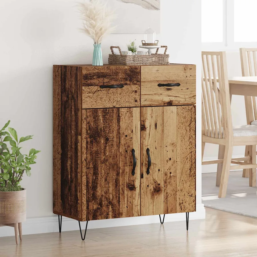 Buffet Bois Ancien 69,5 x 34 x 90 cm Bois d'ingénierie
