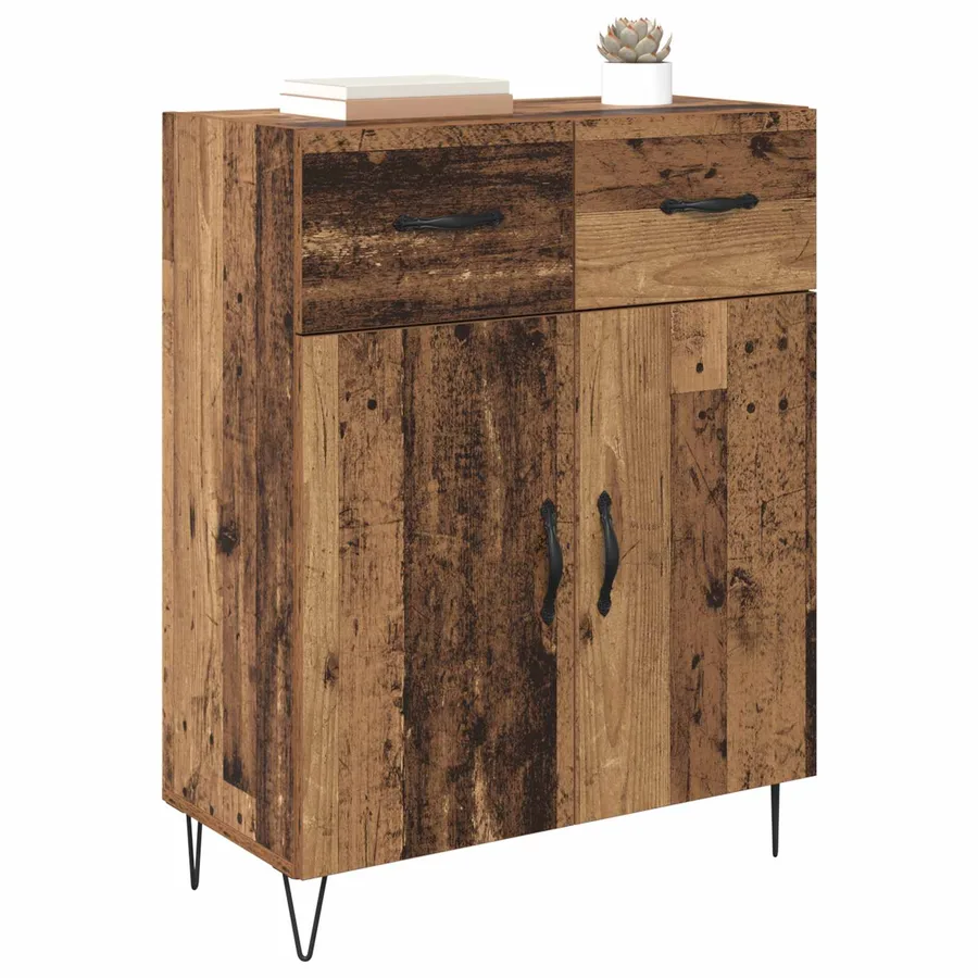 Buffet Bois Ancien 69,5 x 34 x 90 cm Bois d'ingénierie - 3