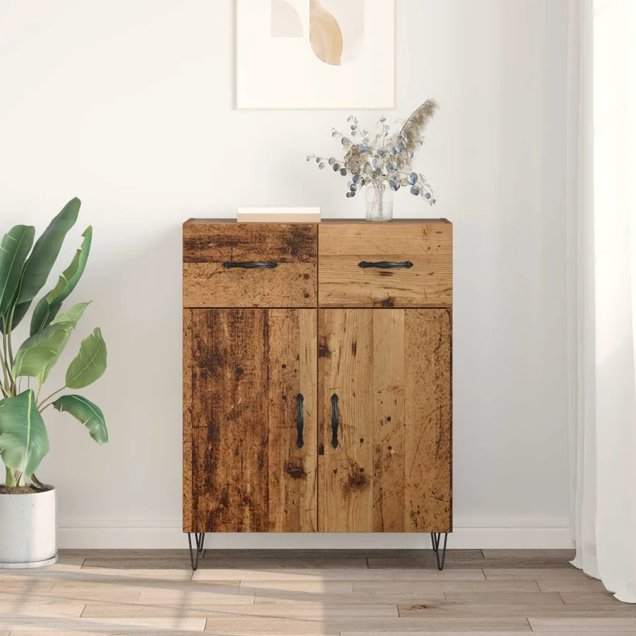 Buffet Bois Ancien 69,5 x 34 x 90 cm Bois d'ingénierie - 4