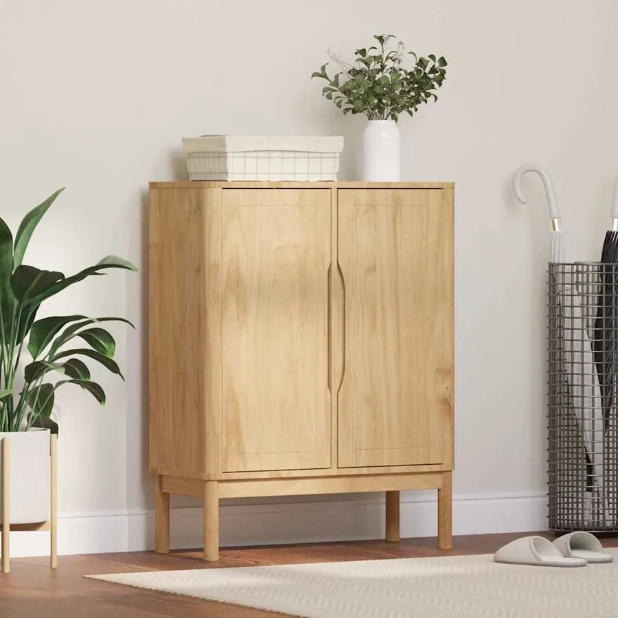 Buffet FLORO Cire marron 70 x 30 x 70,5 cm Bois de Pin Massif