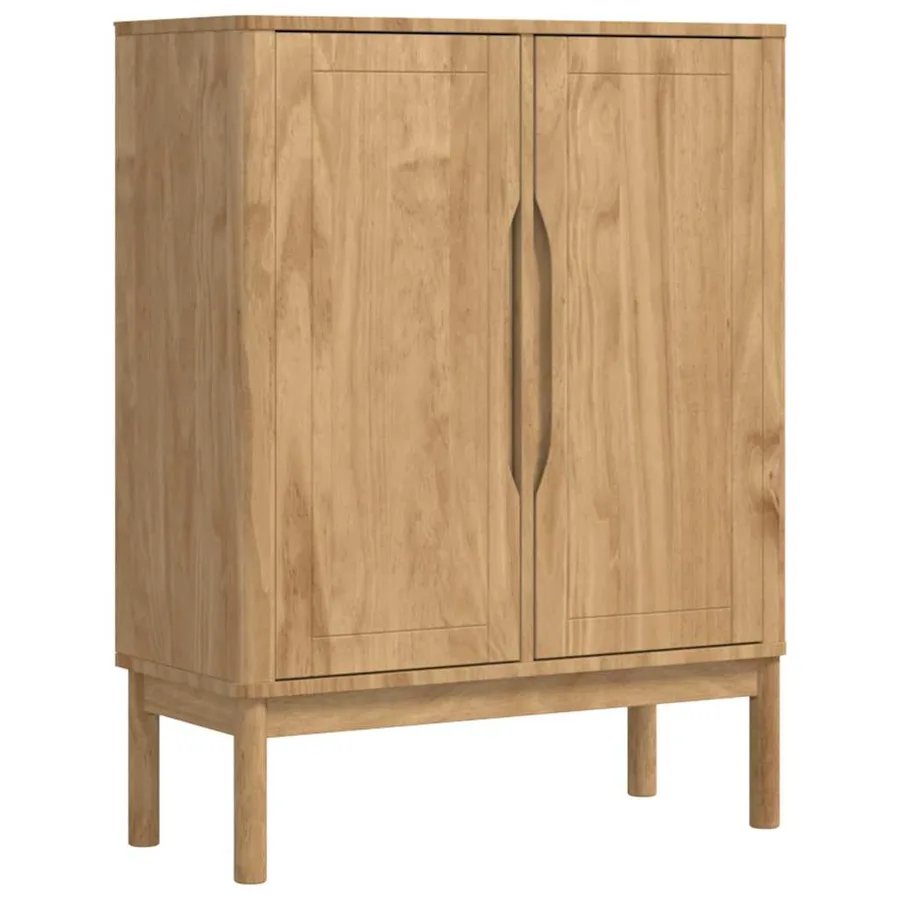 Buffet FLORO Cire marron 70 x 30 x 70,5 cm Bois de Pin Massif - 2