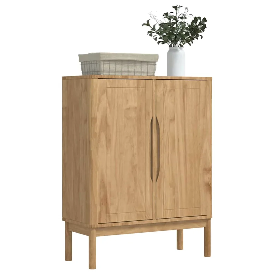 Buffet FLORO Cire marron 70 x 30 x 70,5 cm Bois de Pin Massif - 3