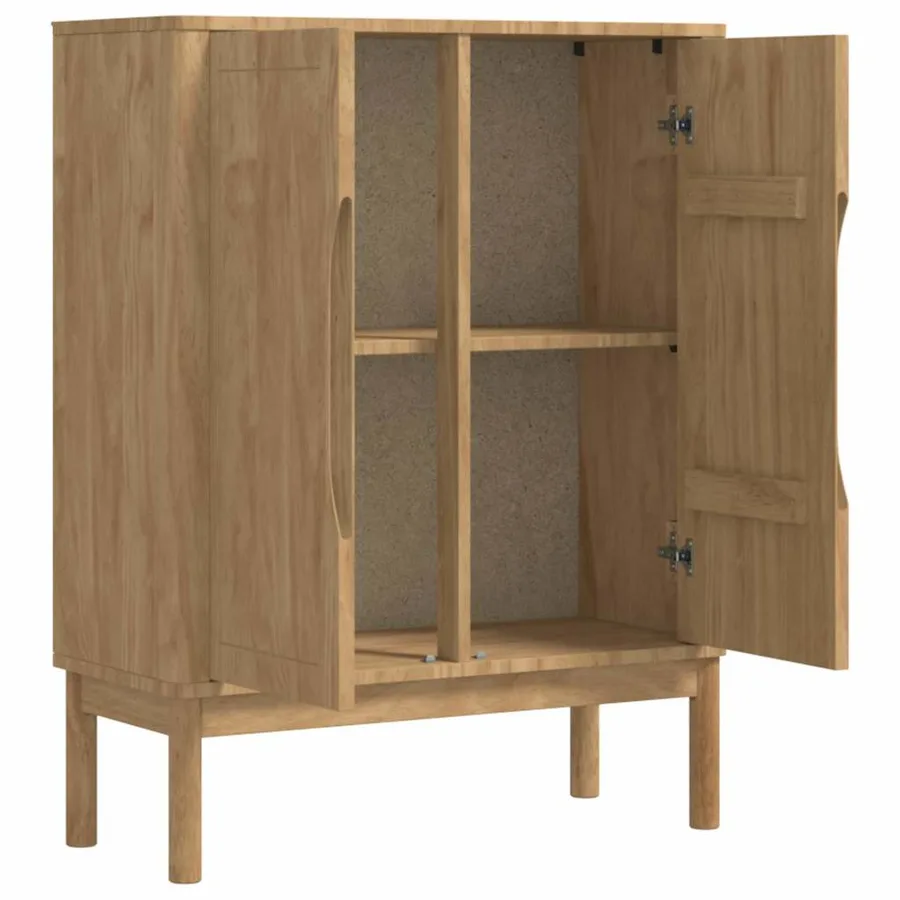 Buffet FLORO Cire marron 70 x 30 x 70,5 cm Bois de Pin Massif - 5