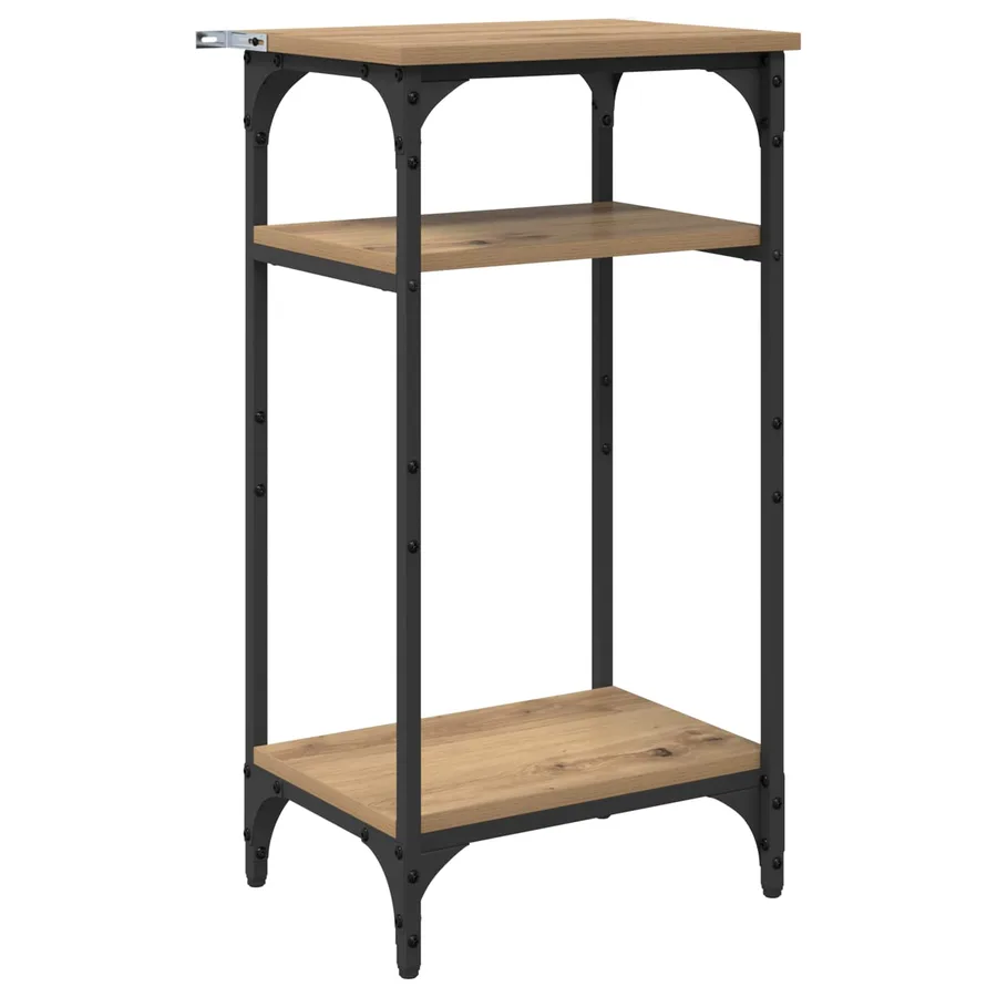 Table d'appoint Chêne artisanal 40 x 30 x 75 cm - 2