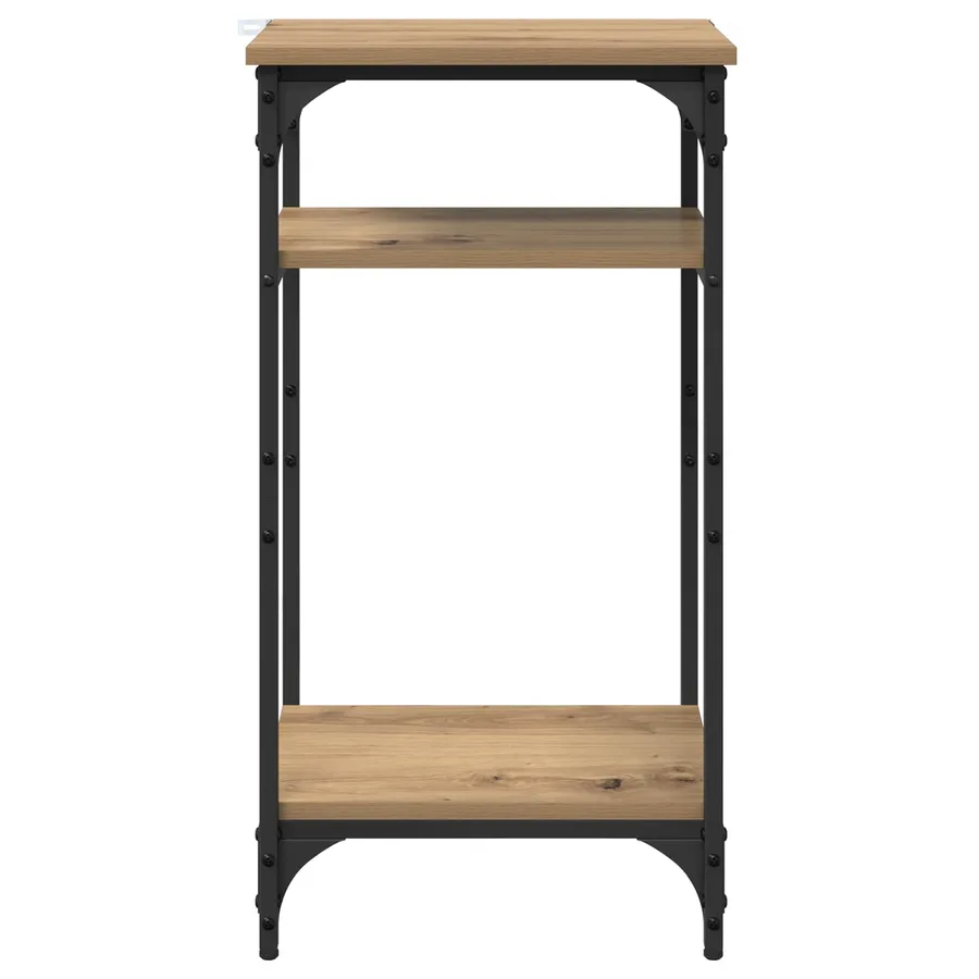 Table d'appoint Chêne artisanal 40 x 30 x 75 cm - 5