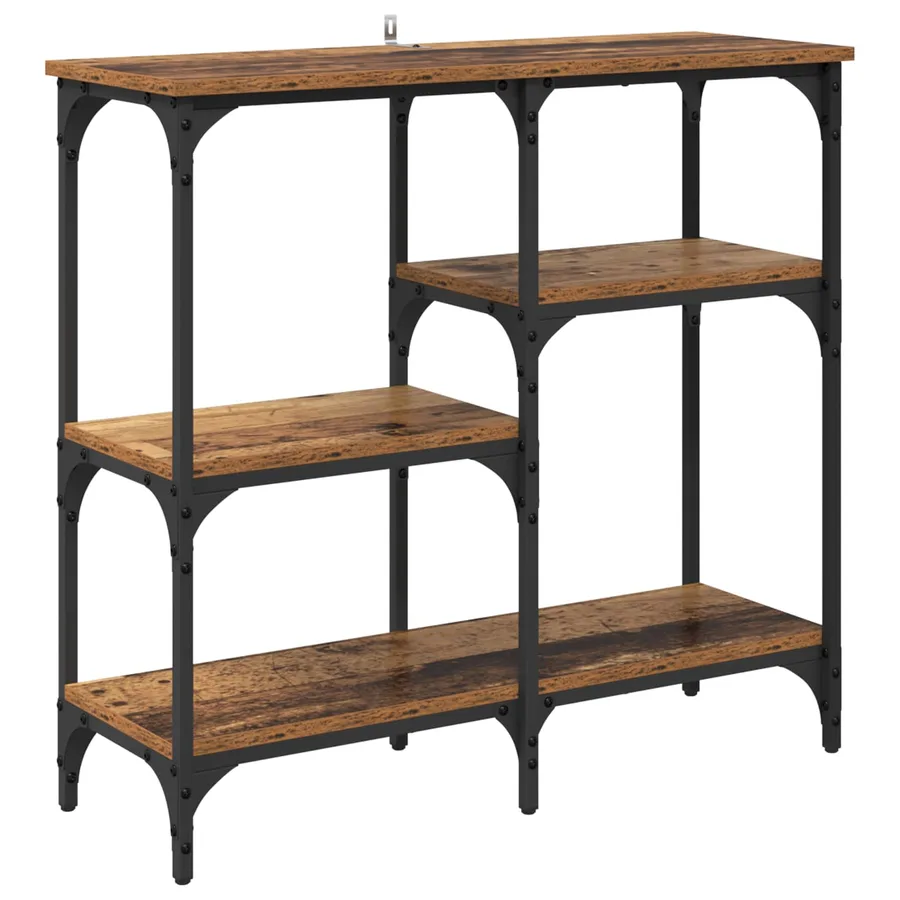 Table console Bois Ancien 80 x 29 x 75 cm Bois d'ingénierie - 2