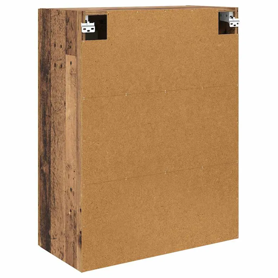 Meuble mural Montage mural 2 pcs Bois ancien 69,5 x 34 x 90 cm - 9