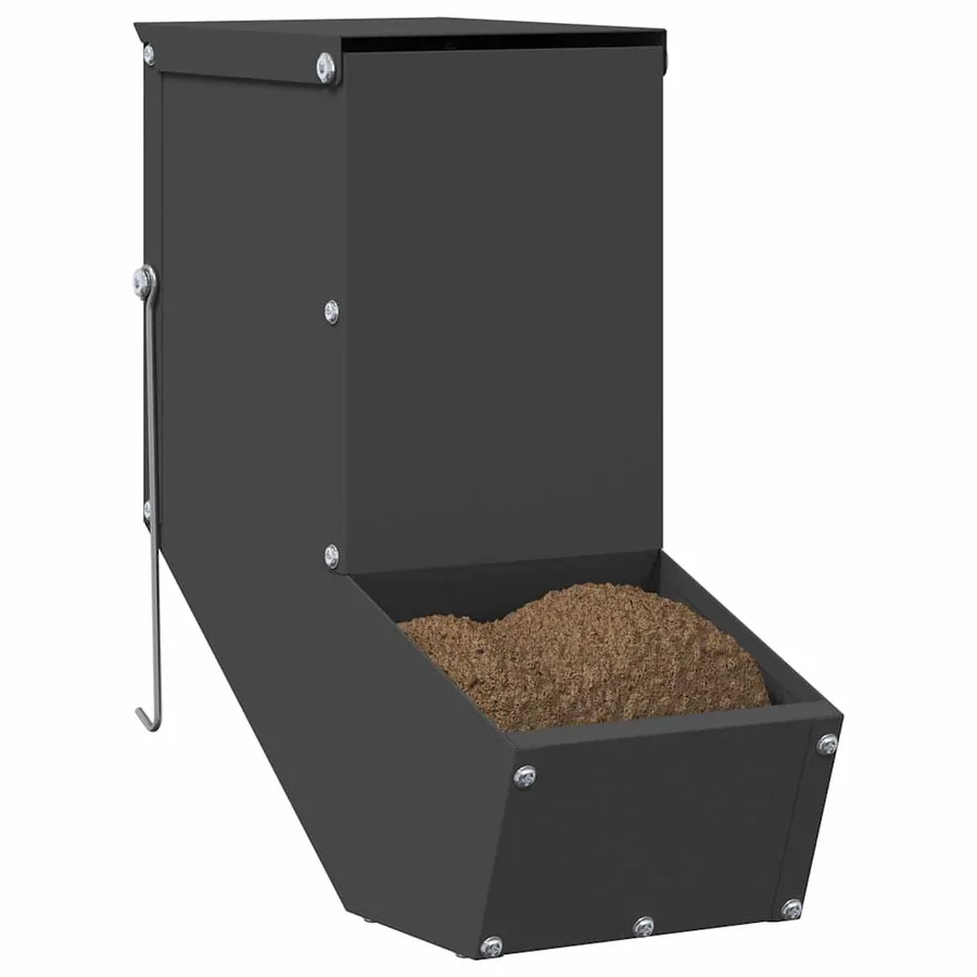 Distributeur pour lapins Noir 12,5 x 26 x 28,5 cm - 3