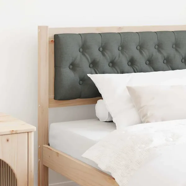 Tête de lit marron et gris foncé 100 cm Bois massif en pin
