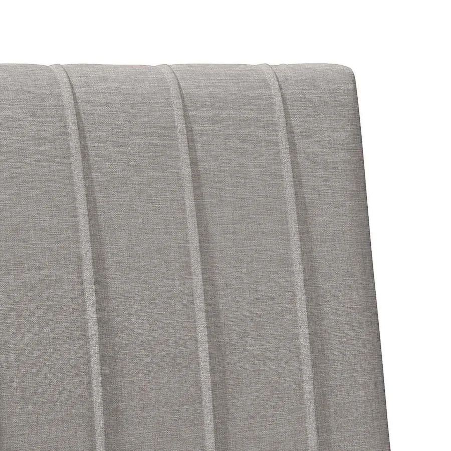 Tête de lit capitonnée Taupe 75 cm Pin massif - 7