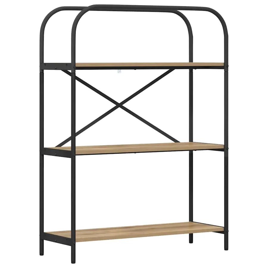 Étagère 3 niveaux 80 x 30 x 109 cm Bois d'ingénierie - 2