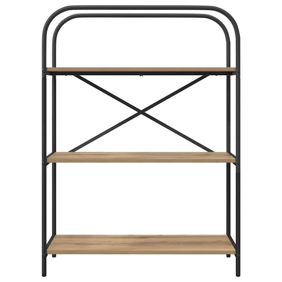 Étagère 3 niveaux 80 x 30 x 109 cm Bois d'ingénierie - 5
