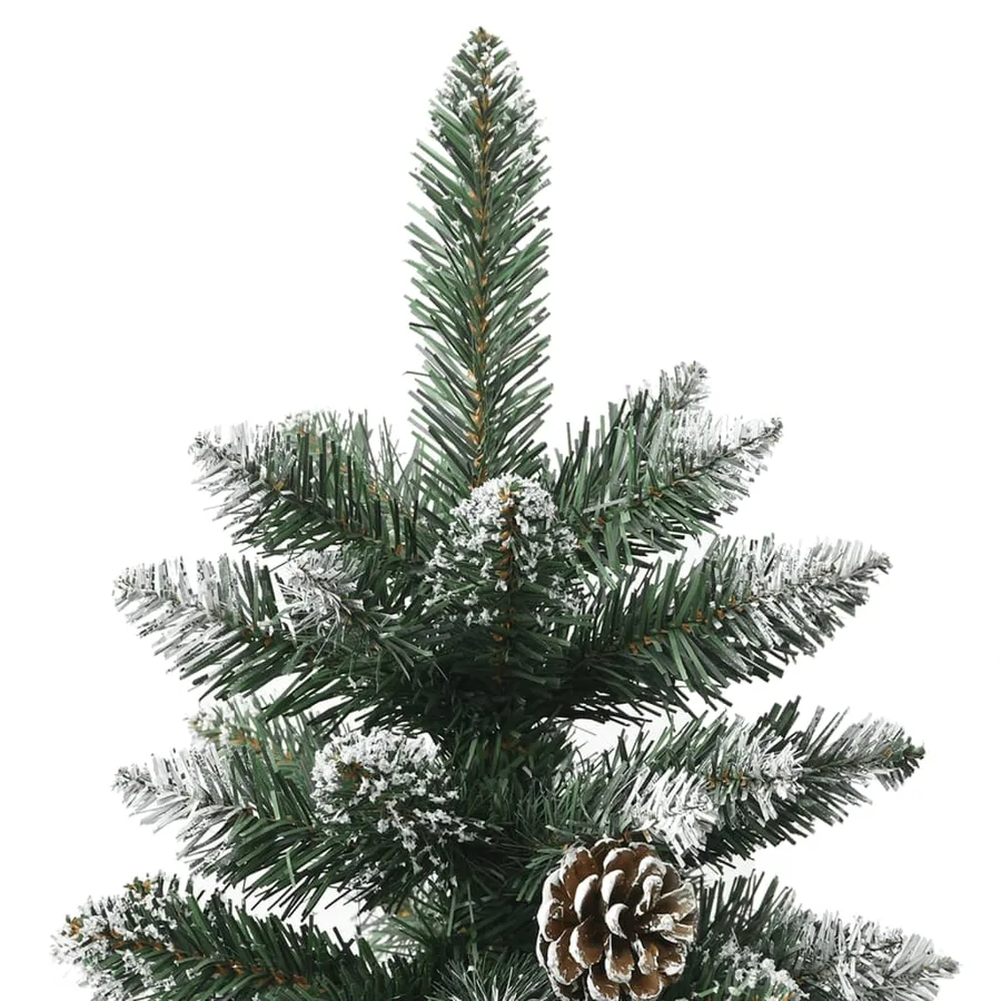 Sapin de Noël artificiel avec support Vert 180 cm PVC - 5