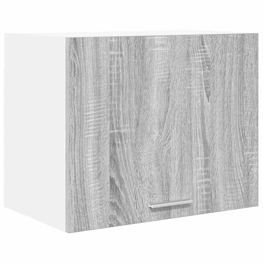 Armoire suspendue 2 pcs Gris Sonoma et Blanc 50 x 31 x 40 cm - 5