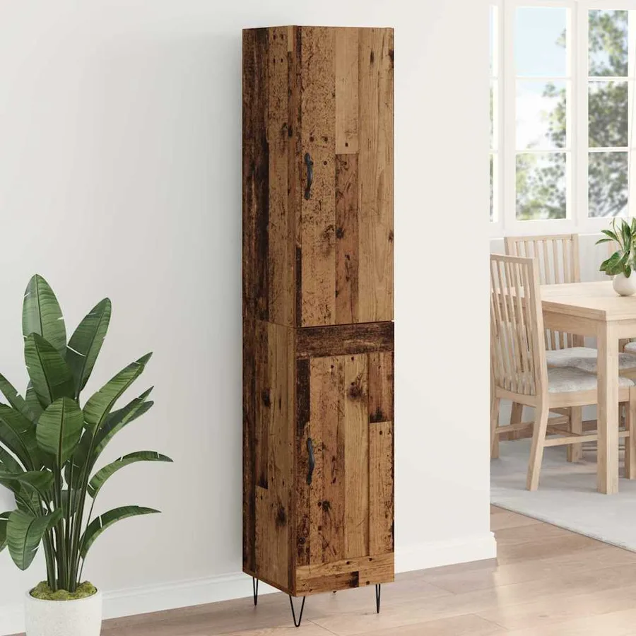 Haut Armoire Bois Ancien 34,5 x 34 x 90 cm Bois d'ingénierie - 4
