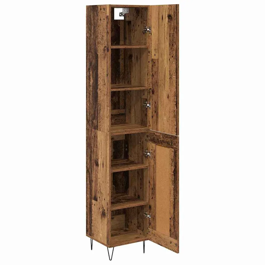 Haut Armoire Bois Ancien 34,5 x 34 x 90 cm Bois d'ingénierie - 5