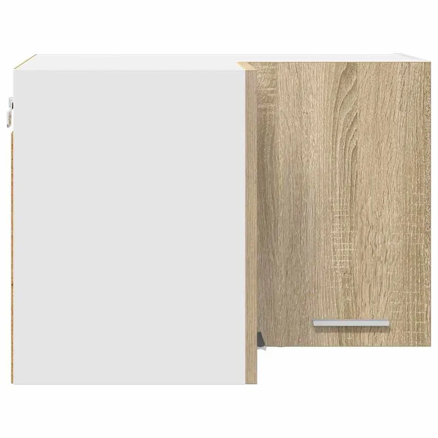Armoire suspendue Chêne Sonoma et Blanc 57 x 57 x 40 cm - 7