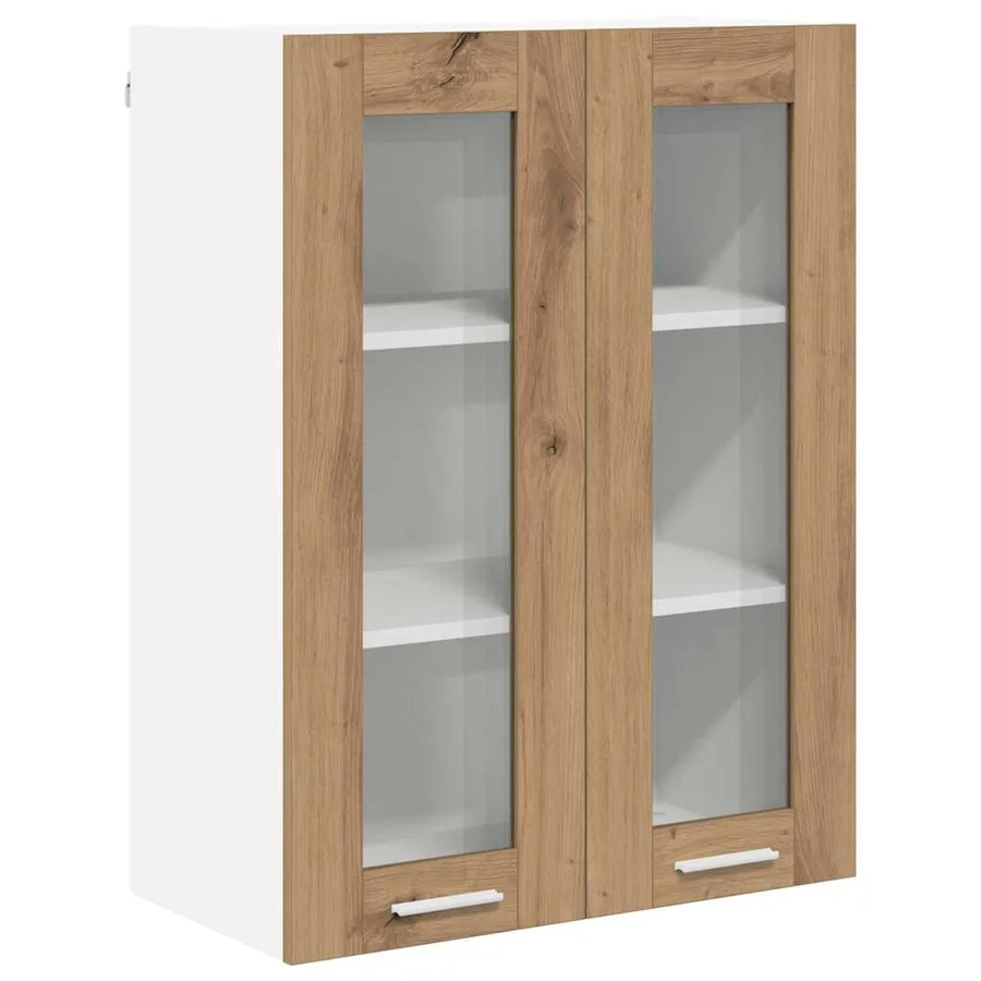 Armoire suspendue Riga Chêne artisanal 60 x 31 x 80 cm - 2