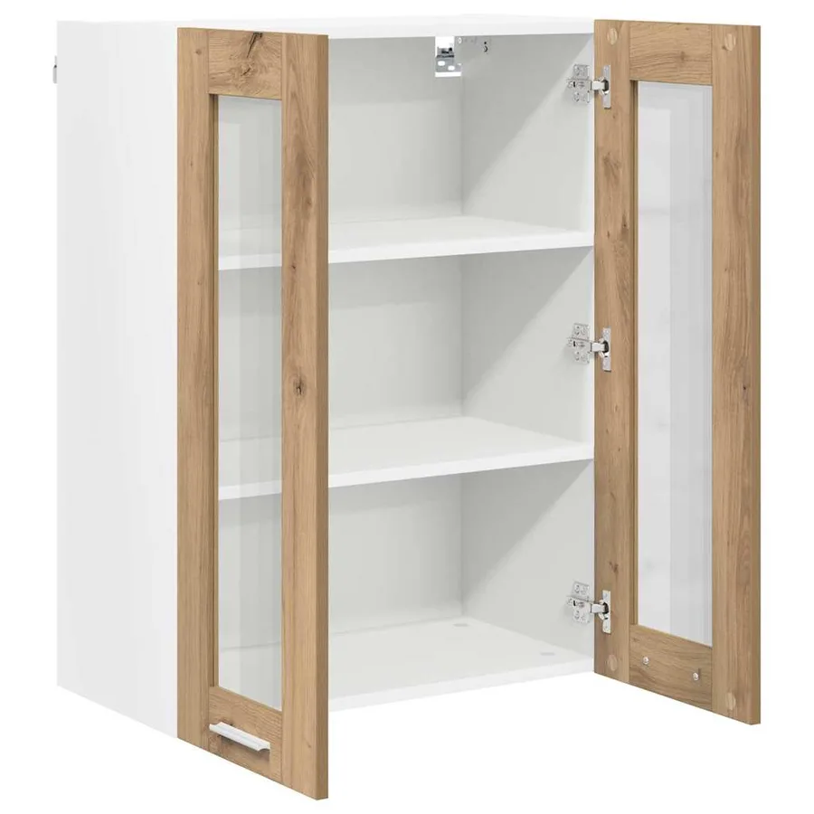 Armoire suspendue Riga Chêne artisanal 60 x 31 x 80 cm - 5