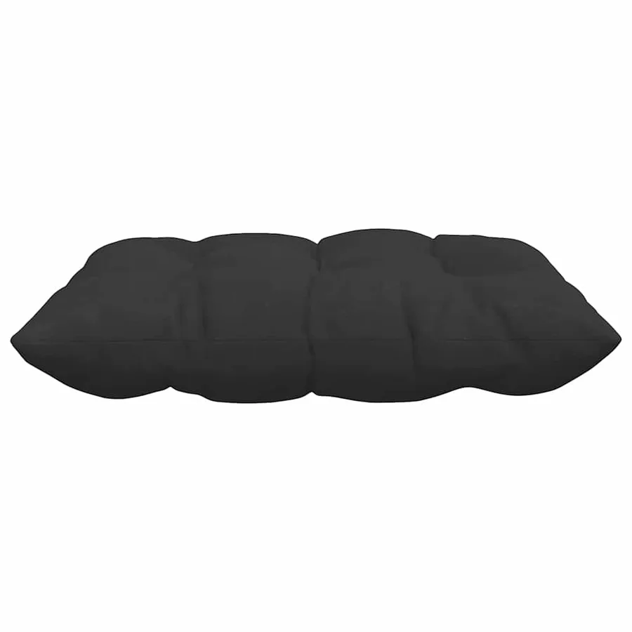 Coussins de siège 4 pcs Noir 40 x 40 x 6 cm Microfibre - 6