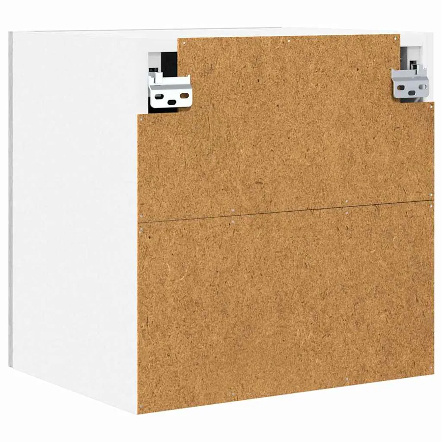 Armoire suspendue 2 pcs Gris Sonoma et Blanc 40 x 31 x 40 cm - 9