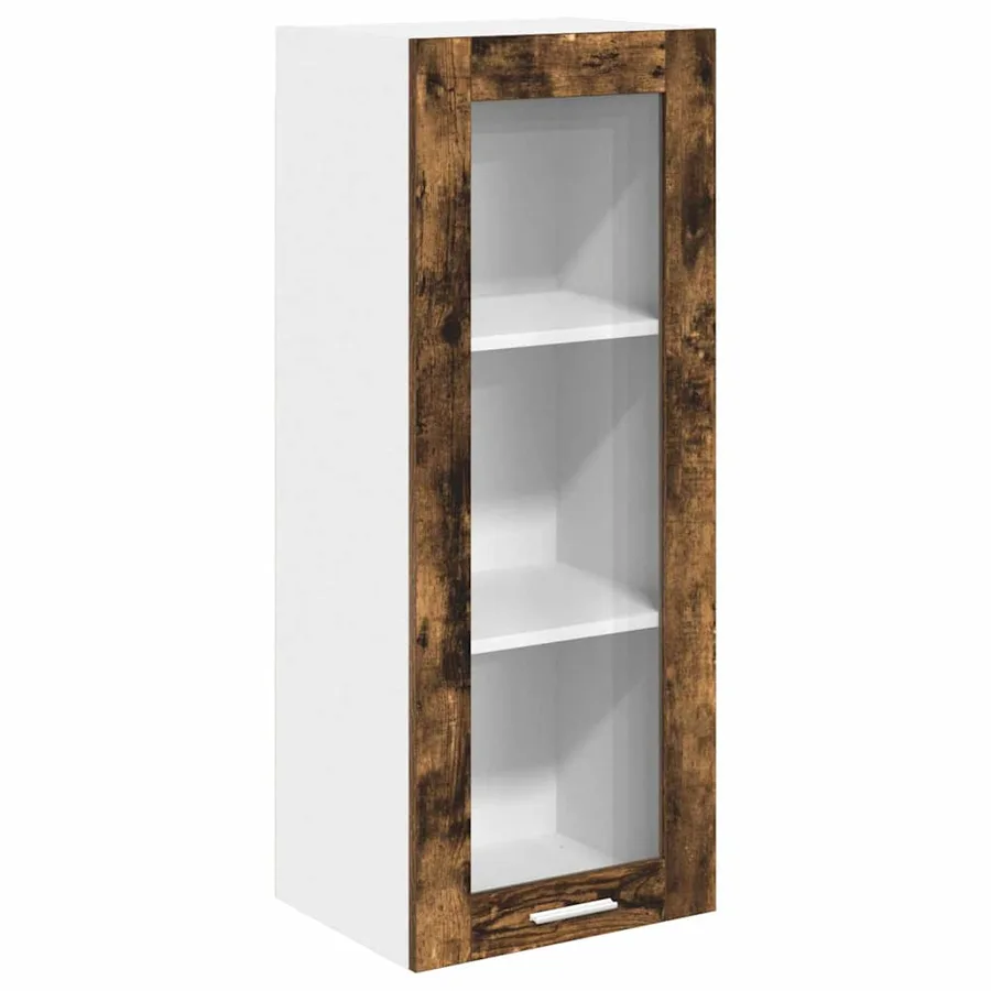 Armoire suspendue Chêne fumé 40 x 31 x 100 cm Bois d'ingénierie - 2