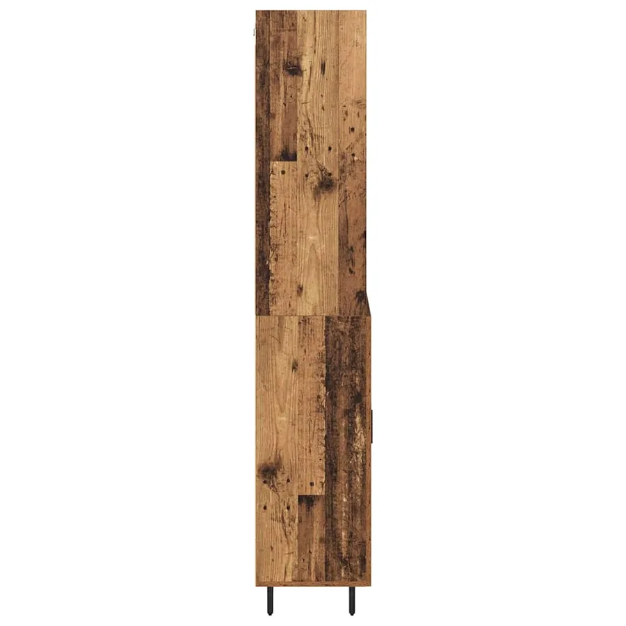 Haut Armoire Bois Ancien 69,5 x 34 x 180 cm - 9