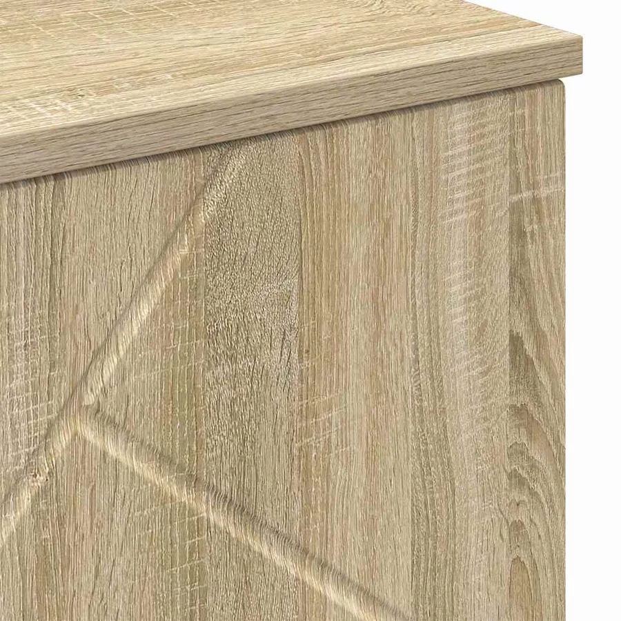 Cabinet de salle de bain Chêne Sonoma 60 x 35 x 80 cm - 11