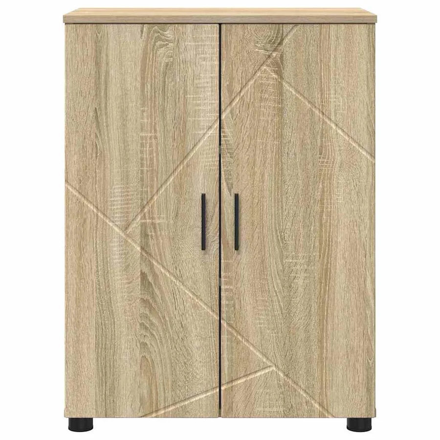 Cabinet de salle de bain Chêne Sonoma 60 x 35 x 80 cm - 6